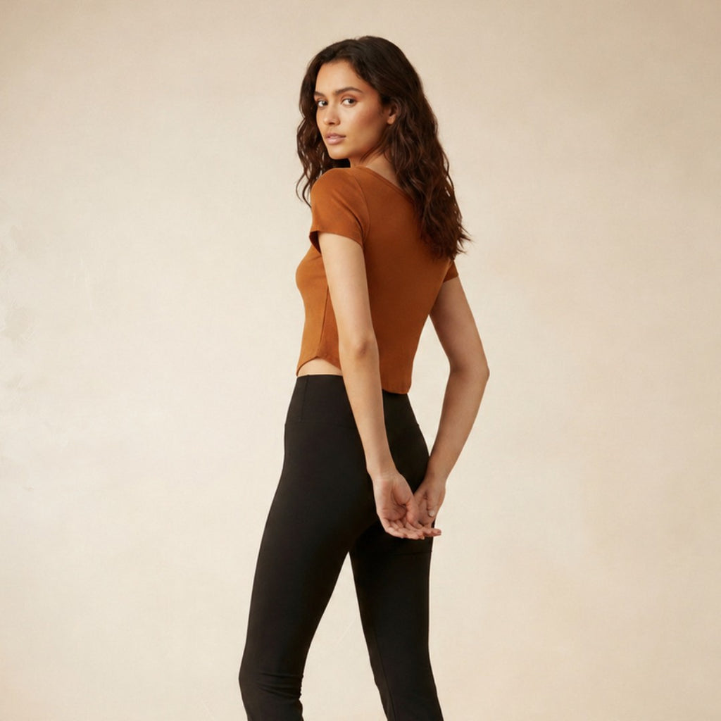 Top Crop Manches Courtes